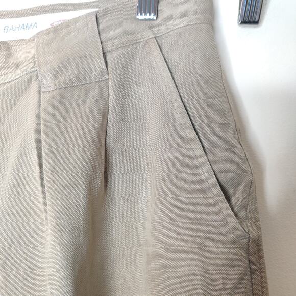 Tommy Bahama Silk Pleated Shorts - Picture 2 of 10